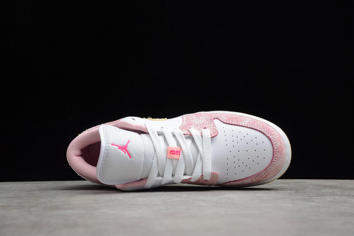air jordan 1 low paint drip (gs) cw7104-601