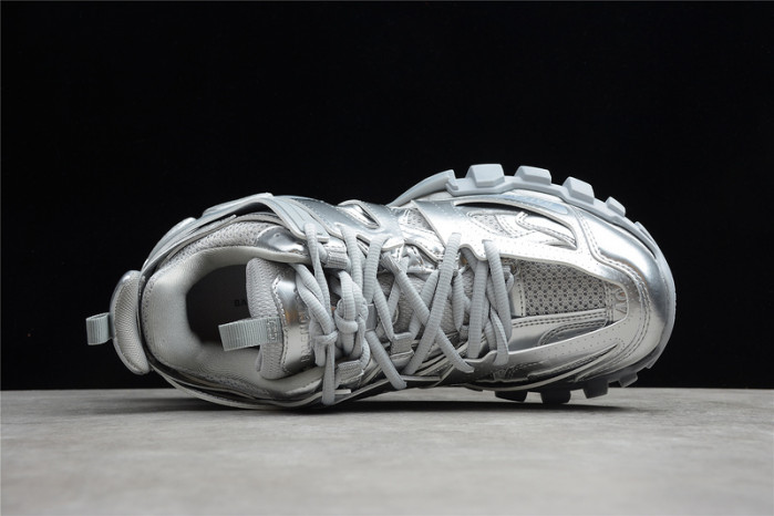 bl tess s. gomma trek low sneakers silver 042103