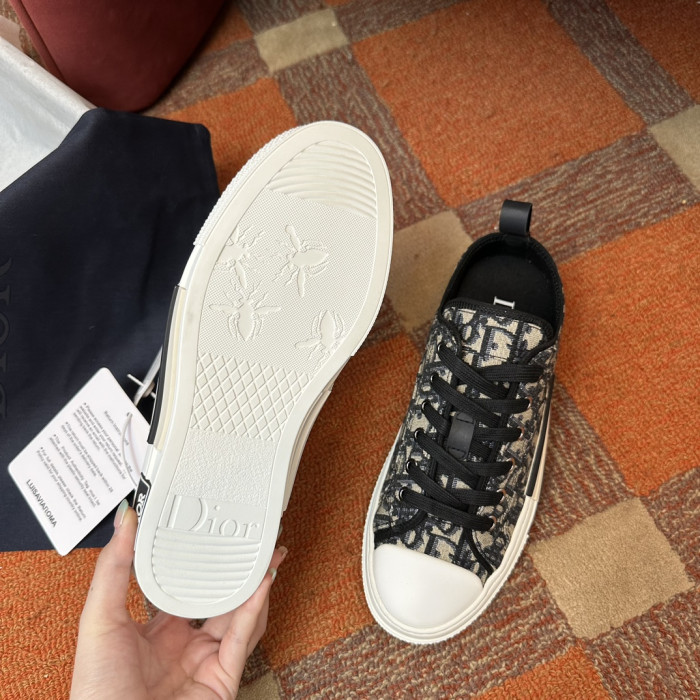 D10r b23 low top canvas oblique black d05