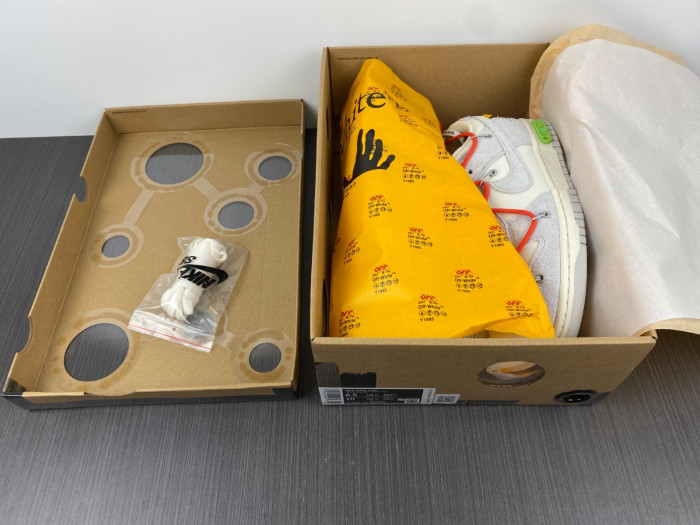nike dunk low off-white lot 13 of 50 dj0950-110