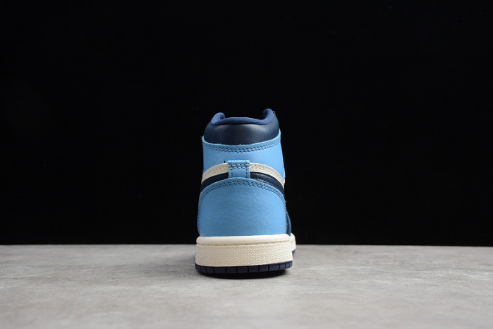 air jordan 1 kids retro high obsidian unc 555088-140