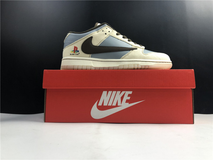 travis scott x playstation x nk sb dunk low cu1726-800