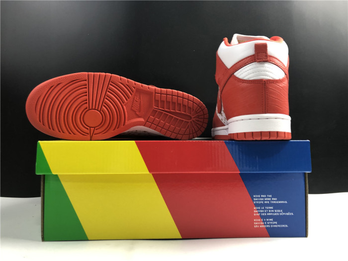 nike dunk high pro sb red stars 307385-161