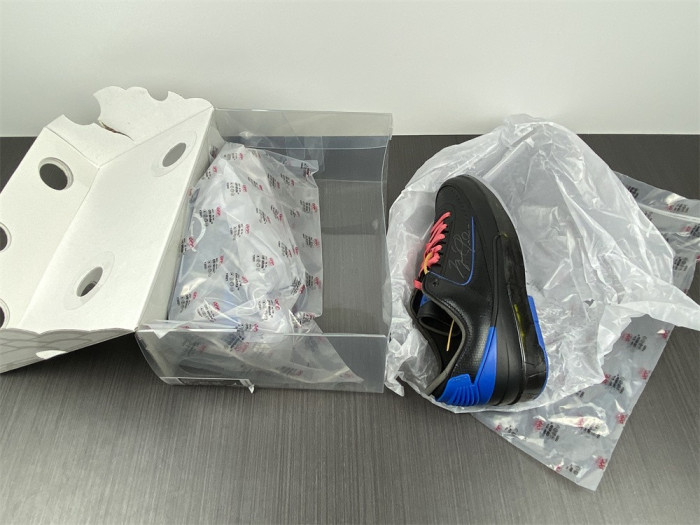 jordan 2 retro low sp off-white black blue dj4375-004
