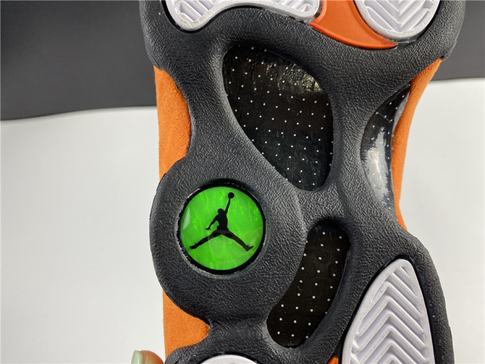 air jordan retro 13 starfish white black 414571-108