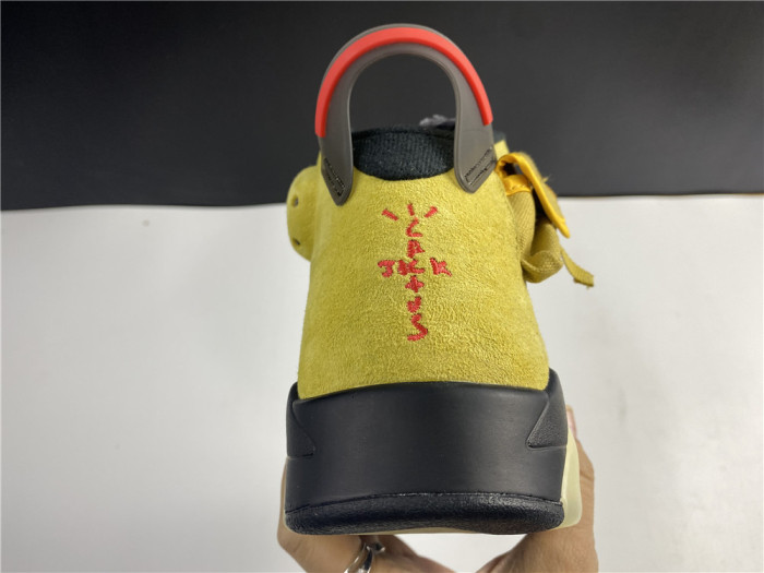 travis scott x air jordan 6 “yellow” - cn1084-300