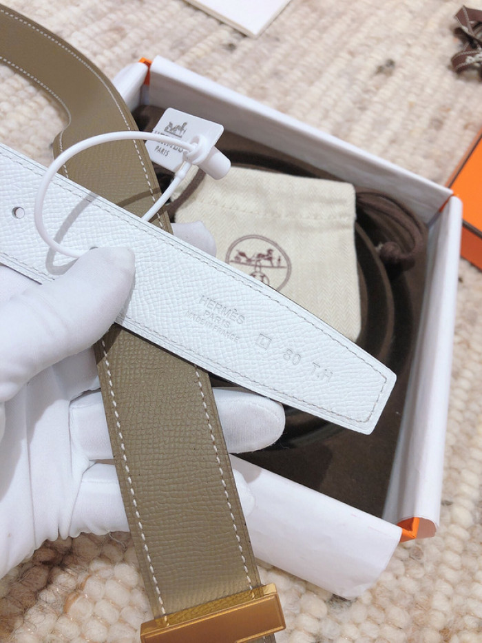 H**mes belt-3.2cm