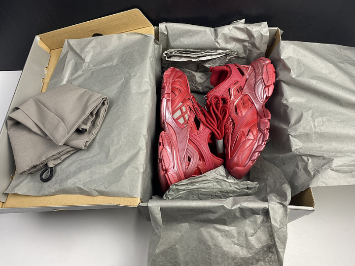bl track trainers sneaker red 12813