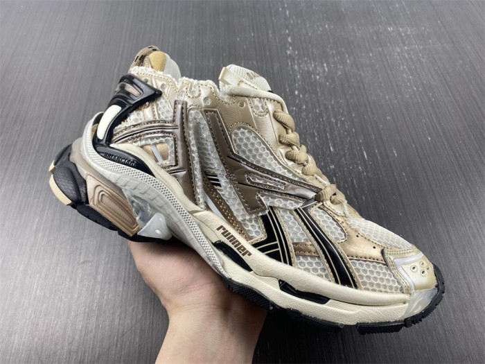 Ba*len*cia*ga runner beige black white 677403w3rn1 1125