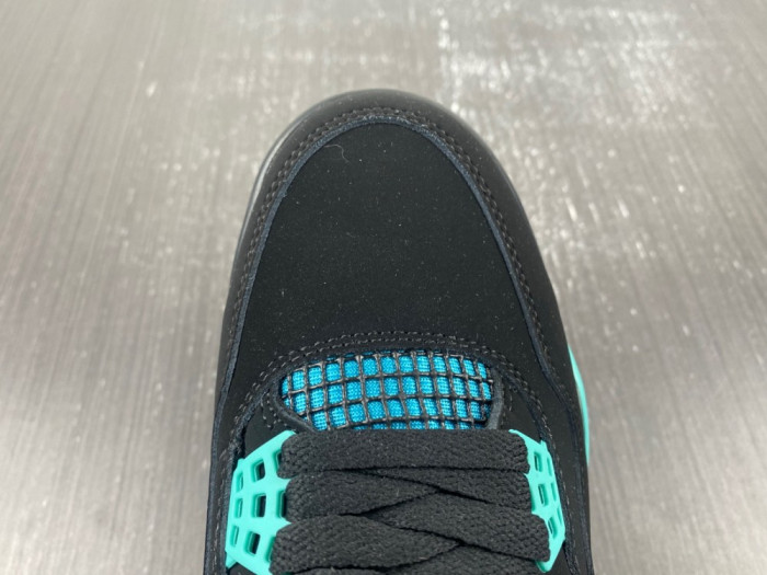air jordan 4 black tiff any green bq7669-132