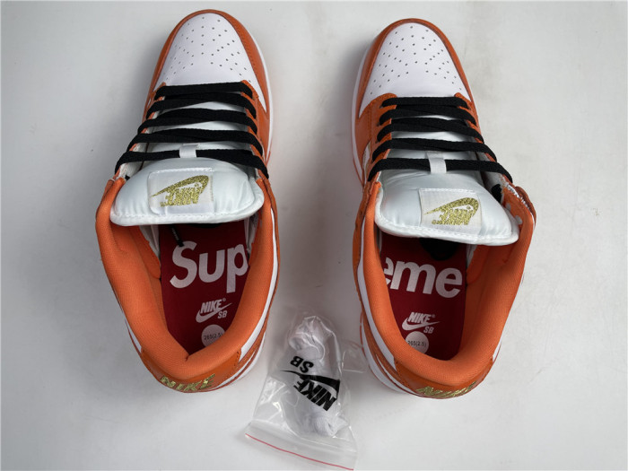 nike sb dunk low white black orange dh3228-161