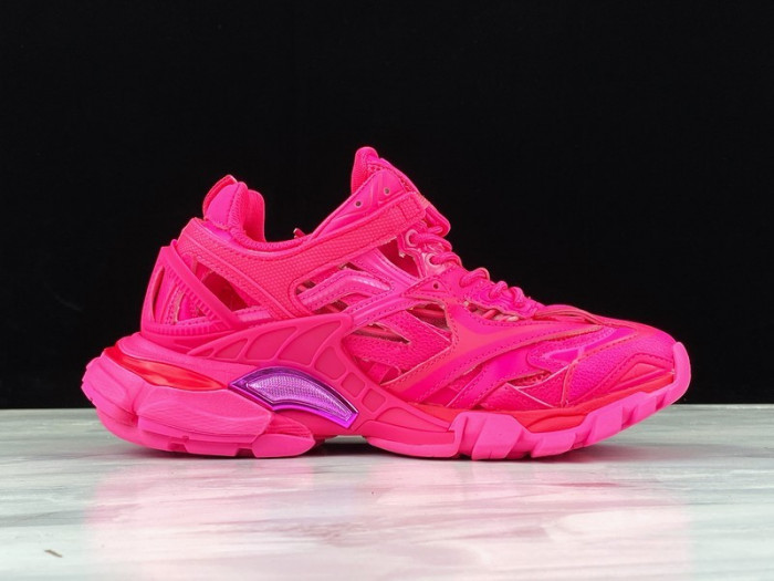 bl track trainers sneaker rose red h903p071