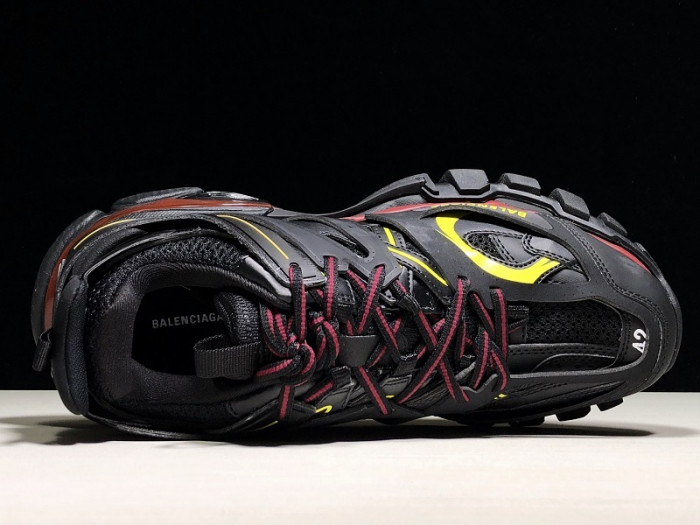 bl tess s. gomma trek low sneakers black yellow h903p039