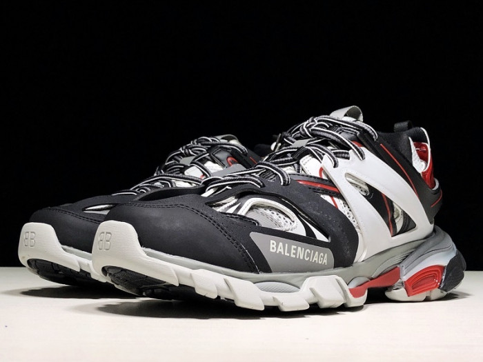 bl tess s. gomma trek low sneakers grey black red h903p043